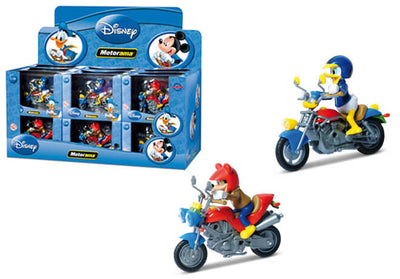 MODELLINO MOTO DISNEY - 4 SOGG. ASS.TI   1:18   99197