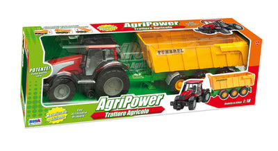 MAXI TRATTORE AGRIPOWER CON CARRO - 9572