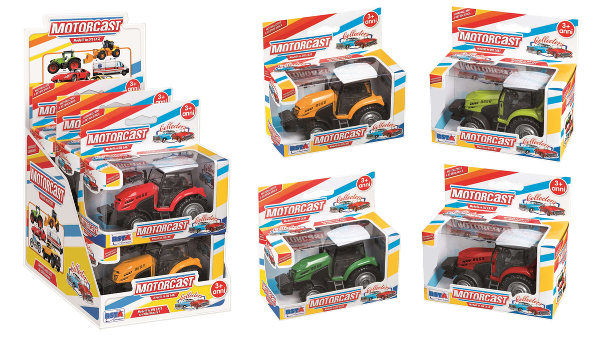 TRATTORE MOTOR CAST COLLECTOR RETROCARICA - 10437