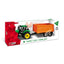 Modellino trattore agricolo con rimorchio 1:27 vista laterale