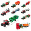 Modellino trattore con rimorchio scala 1:27 in plastica - 61002