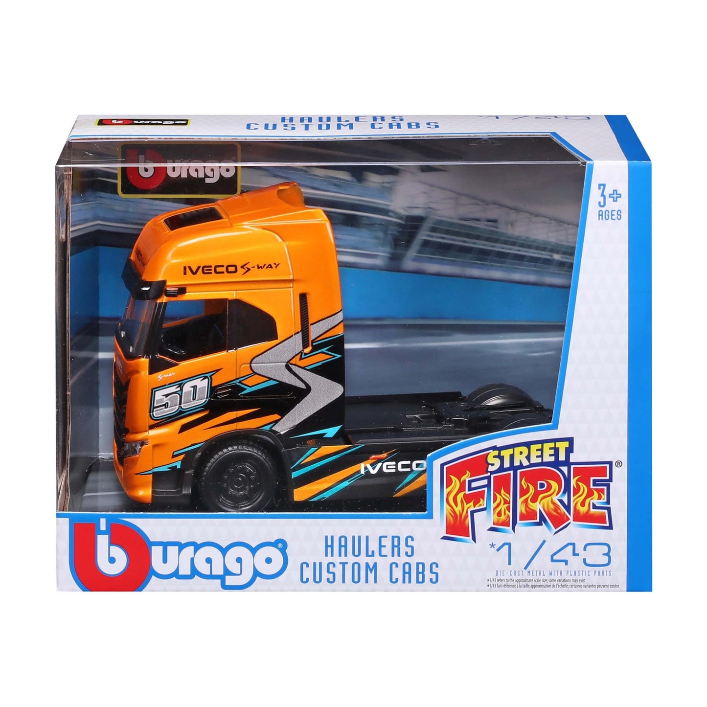Bburago Iveco S-Way Modellino Motrice Camion Die-Cast Scala 1:43 - 18-32208
