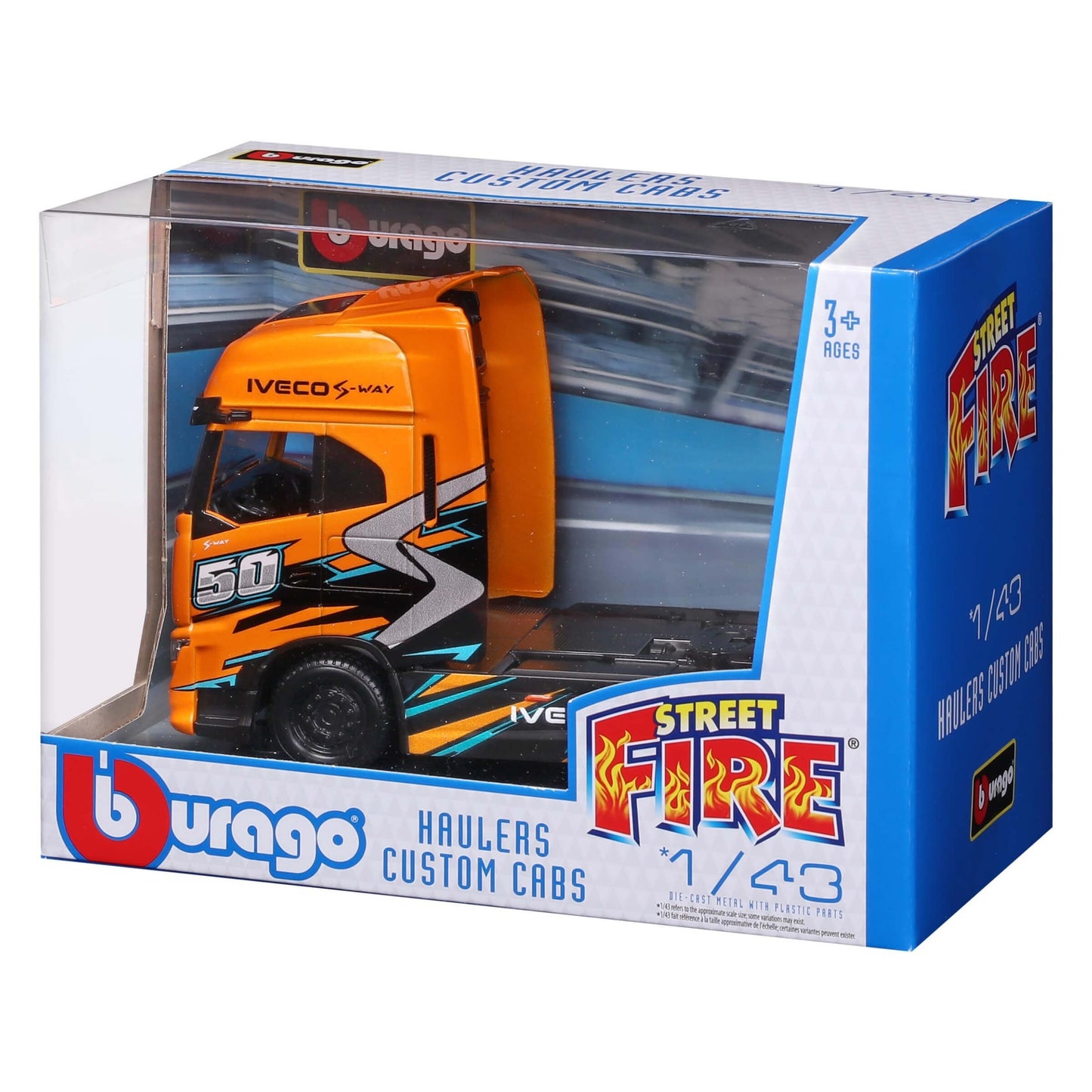 Bburago Iveco S-Way Modellino Motrice Camion Die-Cast Scala 1:43 - 18-32208