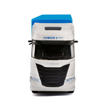 Bburago Iveco S-Way Camion con Rimorchio Modellino Die-Cast Scala 1:43 - 18-31469