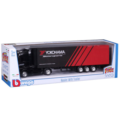 MODELLINO DIE CAST BBURAGO CAMION CO RIMORCHIO STREET FIRE 1:43 - 18-31480