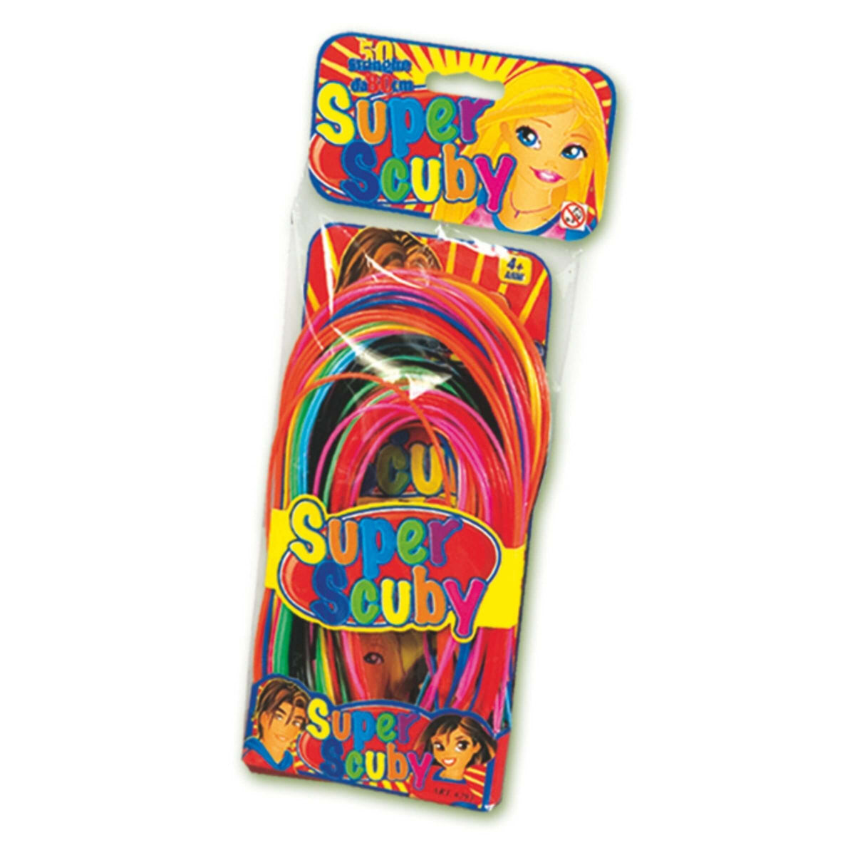 Busta Super Scuby 50 Fili Colorati da 80cm - 6293
