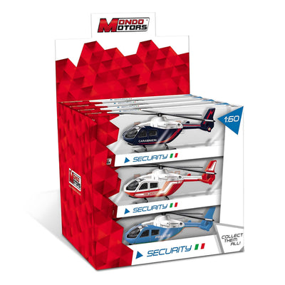 Modellini elicotteri diecast Security Italia scala 1:60 15cm - 57001