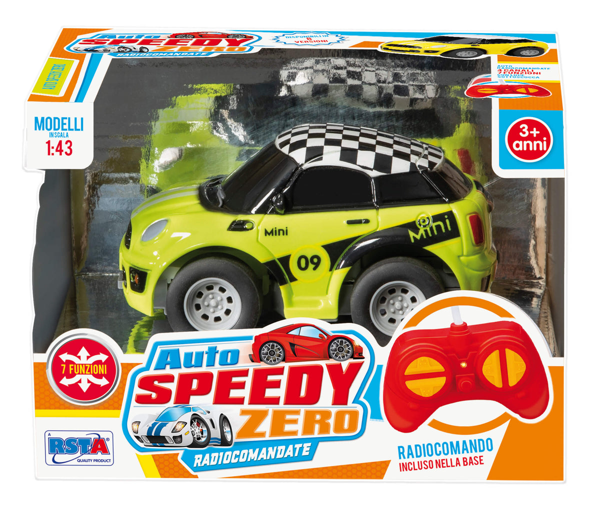 AUTO RADIOCOMANDATA SPEEDY ZERO - 10728 VERDE