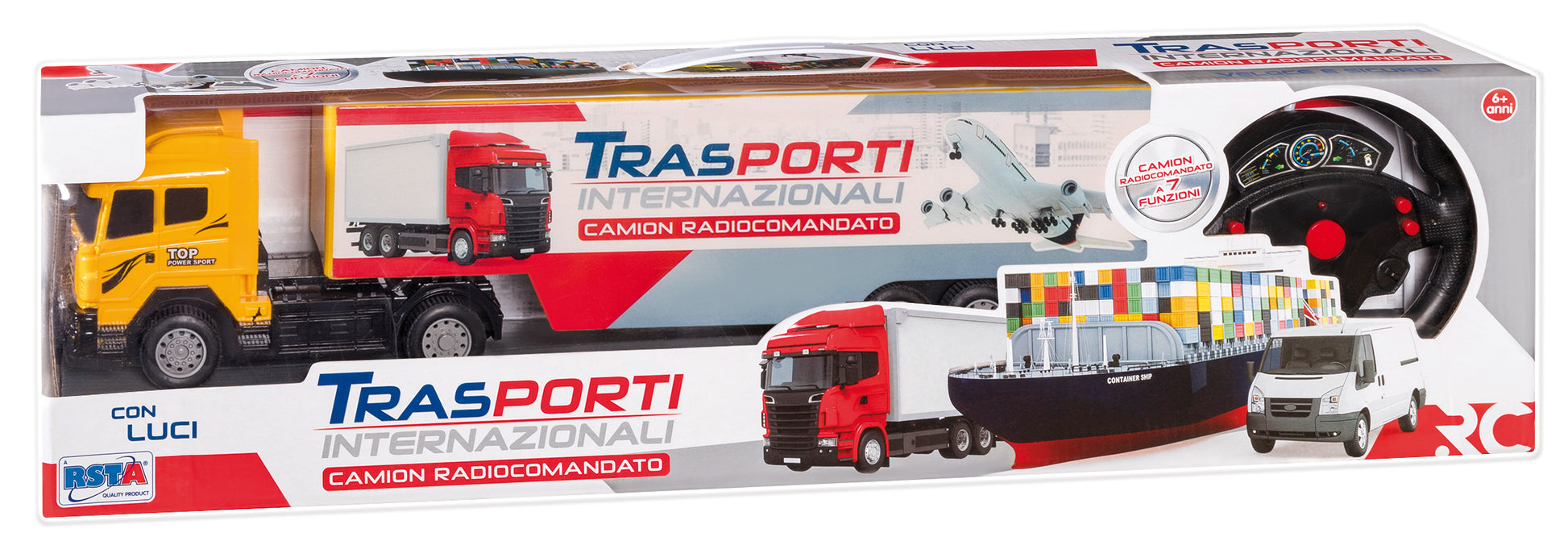 Camion radiocomandato 10351 vista laterale