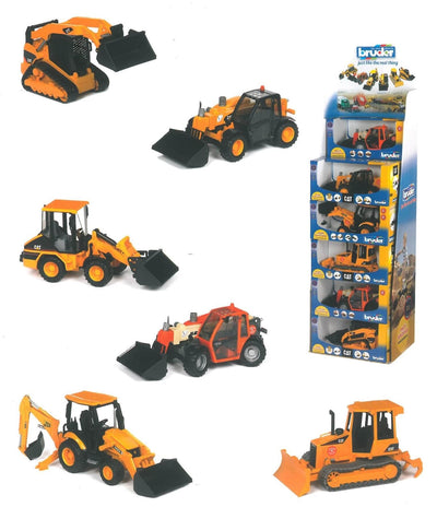 MODELLINO CAT MEZZI LAVORO BRUDER - 35cm - 6 SOGG. 93571