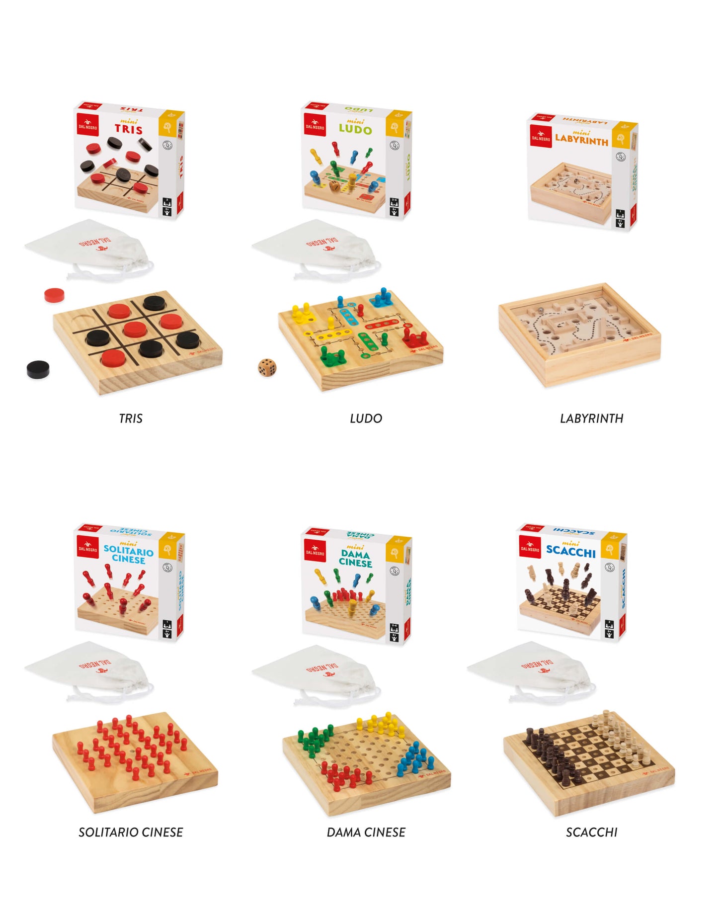 MINI GIOCHI IN LEGNO (6PZ) 53915