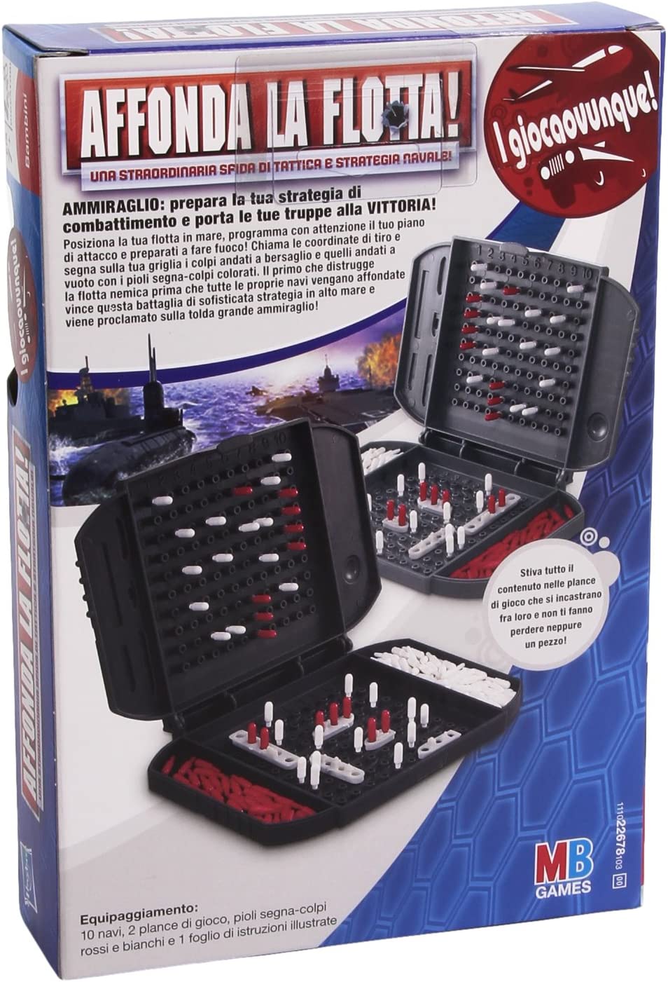 AFFONDA LA FLOTTA TRAVEL TOP DA VIAGGIO HASBRO