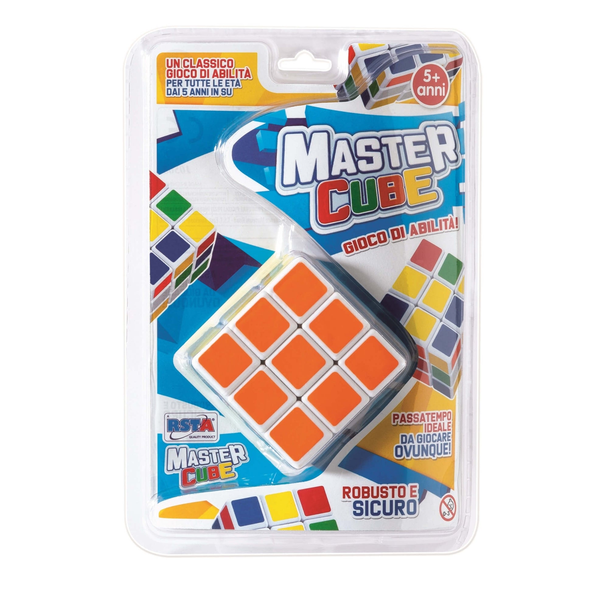 Cubo Magico Master Cube 3x3 gioco di abilita logica per bambini dai 5 anni