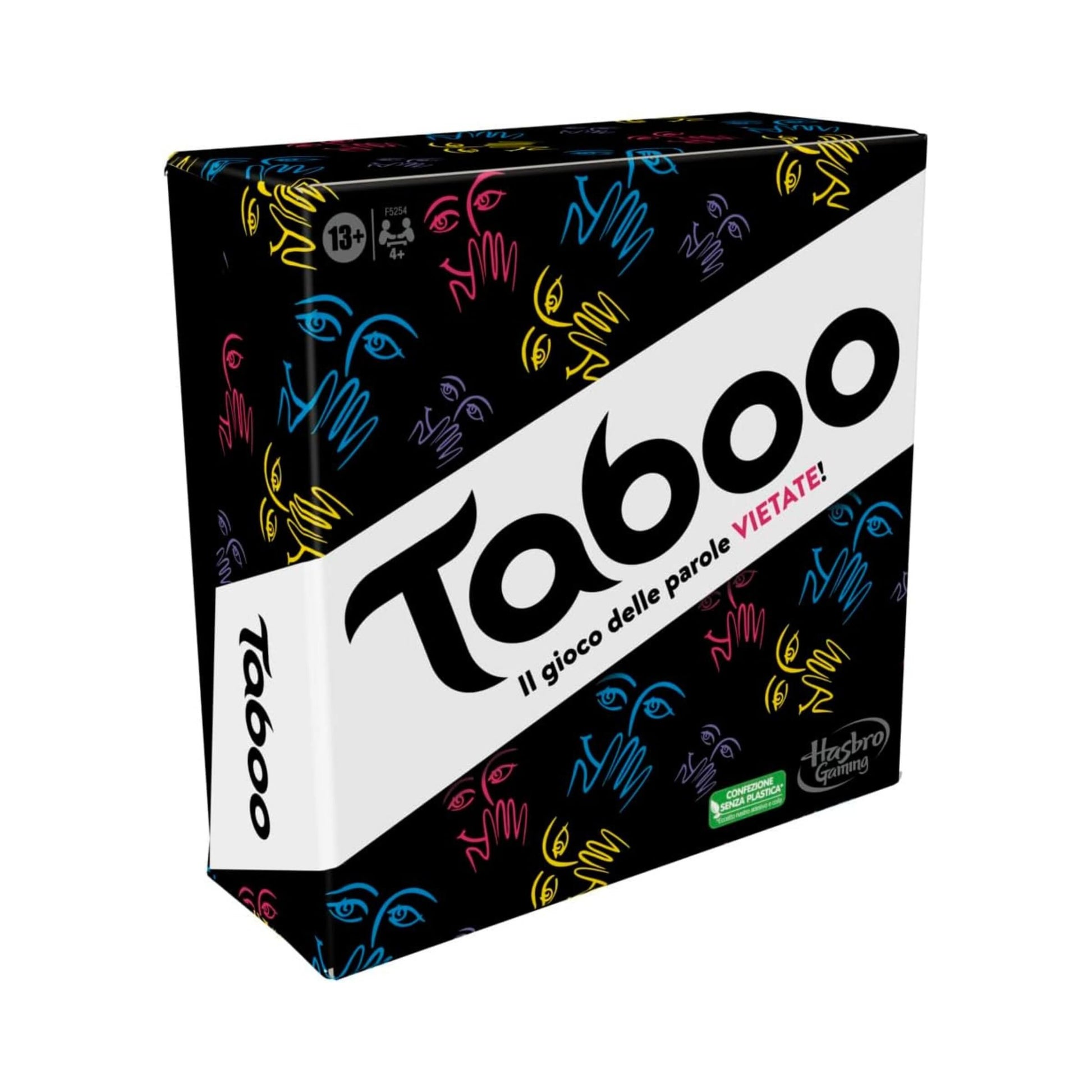 Hasbro Taboo nuova edizione gioco parole vietate buzzer clessidra carte