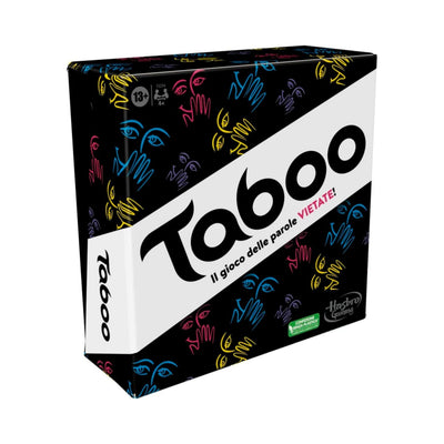 Hasbro Taboo nuova edizione gioco parole vietate buzzer clessidra carte