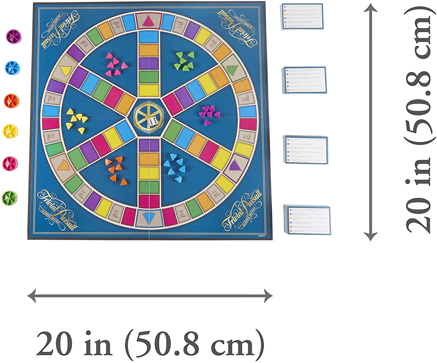 Hasbro Trivial Pursuit fette pizza 6 categorie conoscenza