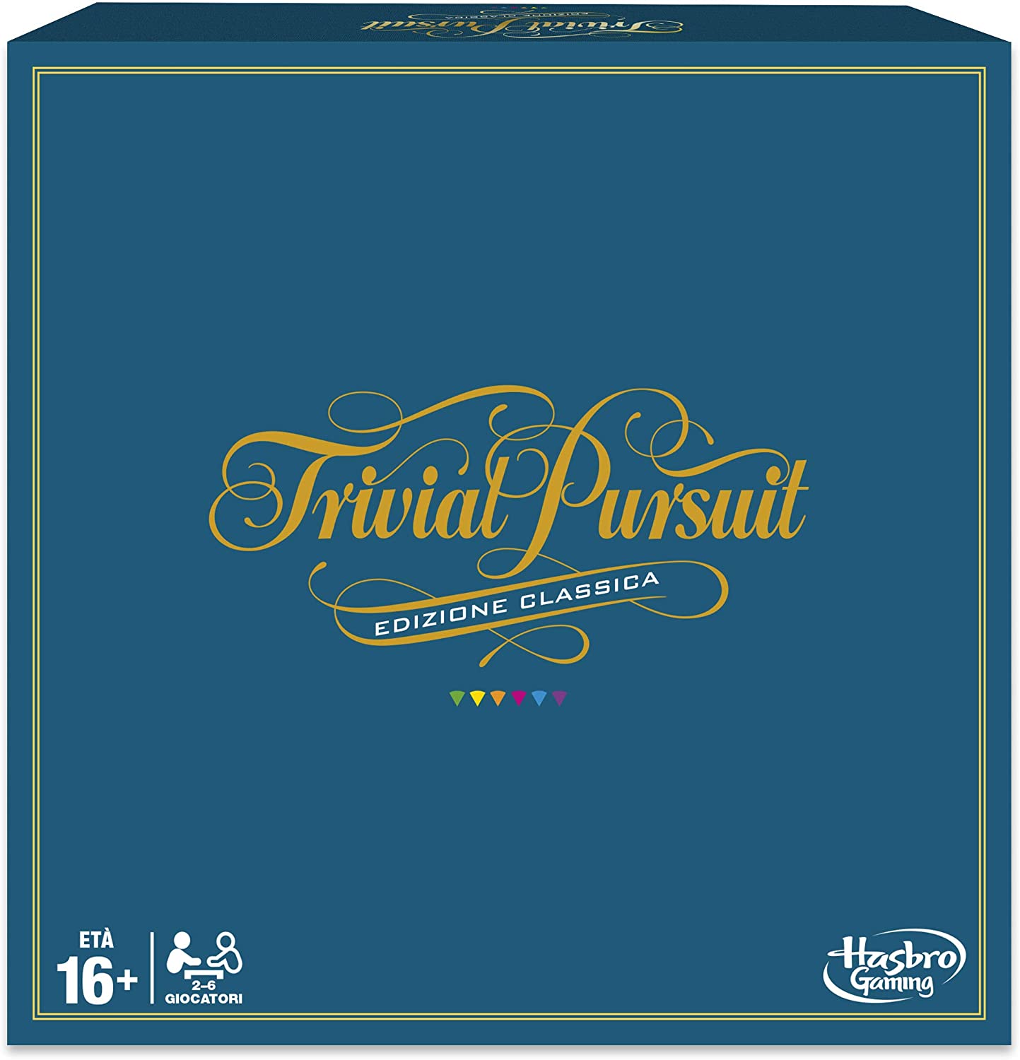 Hasbro Trivial Pursuit versione italiana 6 categorie domande cultura generale