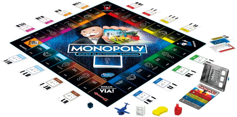 HASBRO MONOPOLY SUPER ELECTRONIC BANKING