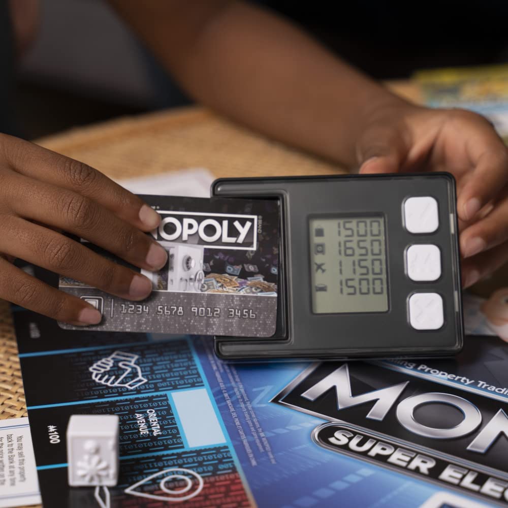 HASBRO MONOPOLY SUPER ELECTRONIC BANKING