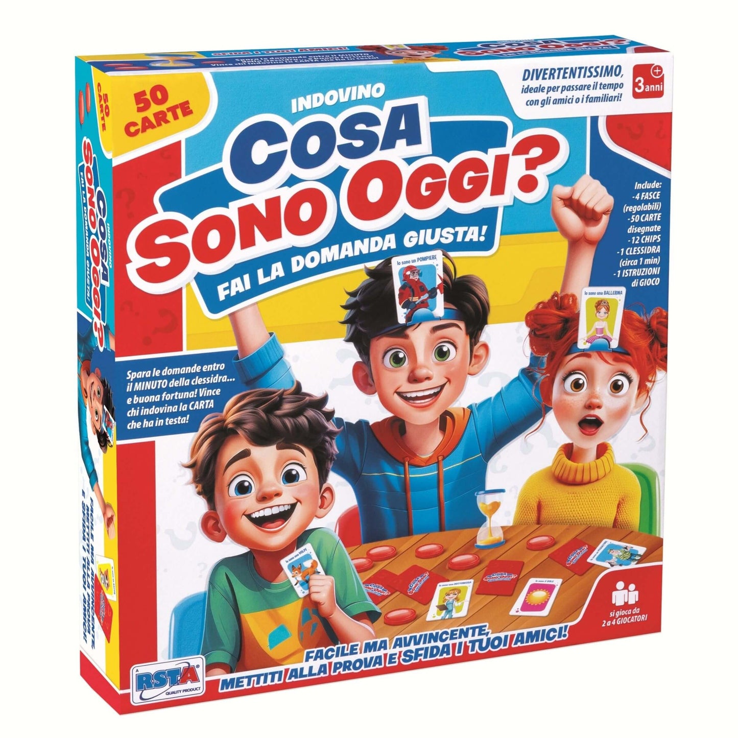 Gioco da Tavolo Indovino Cosa Sono Oggi con 50 Carte - 12286