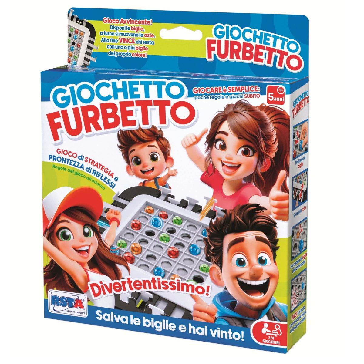 Gioco da Tavolo Giochetto Furbetto Salva le Biglie - 12300