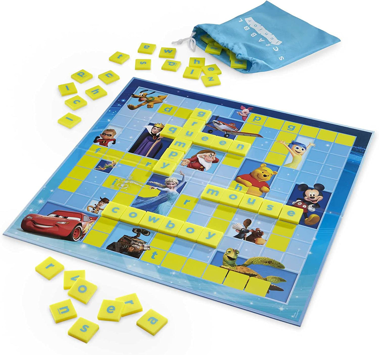 GIOCO IN SCATOLA SCRABBLE JUNIOR DISNEY - PAROLE CROCIATE DEI PERSONAGGI DISNEY