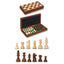 Scacchiera Magnetica Pieghevole 3 in 1 in Legno Set Scacchi Dama Backgammon con Dadi e Pedine
