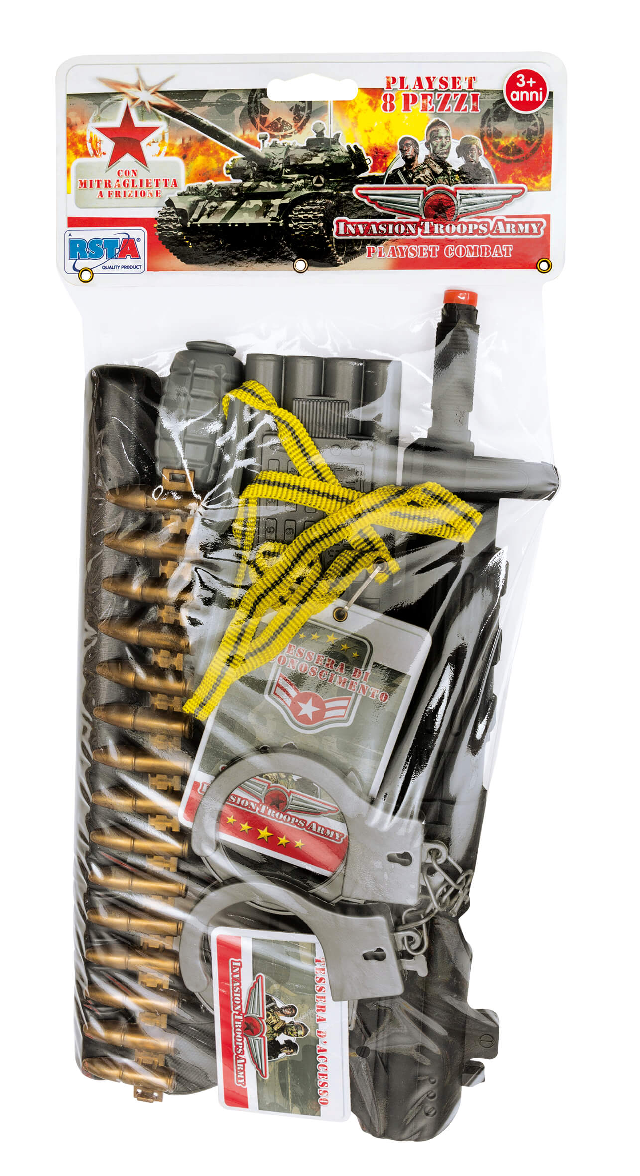 Playset Combat 8 pezzi bambini proiettili giocattolo G060023