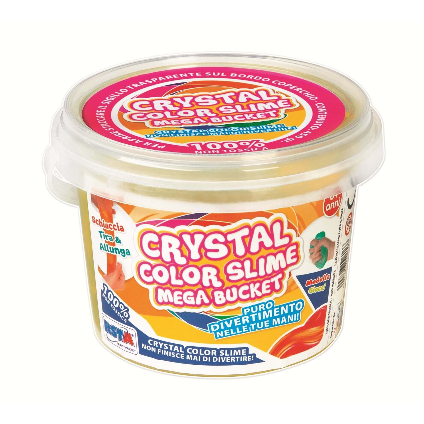 Crystal Color Slime Mega Secchiello 450gr - 10618
