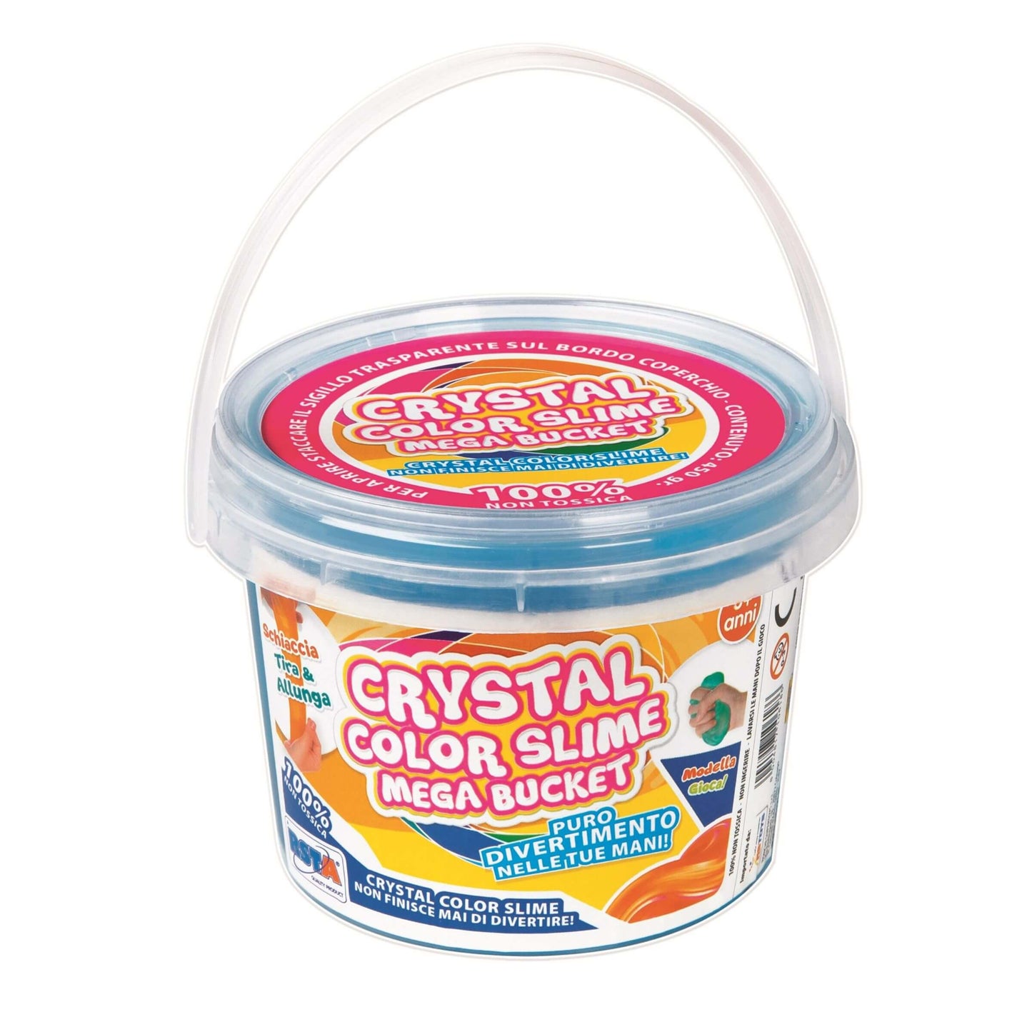 Crystal Color Slime Mega Secchiello 450gr - 10618