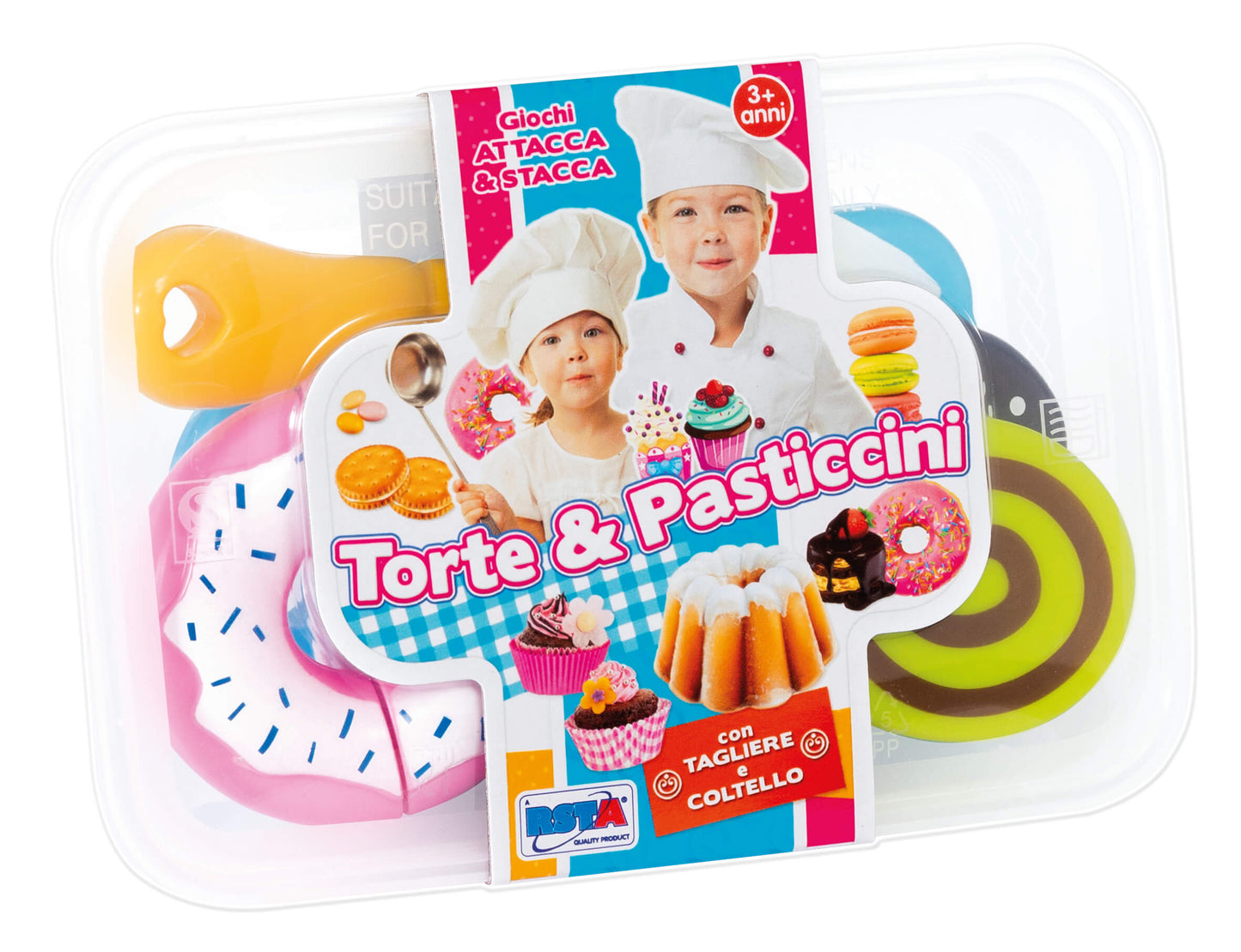 SET TORTE E PASTICCINI + CONTENITORE - 10877