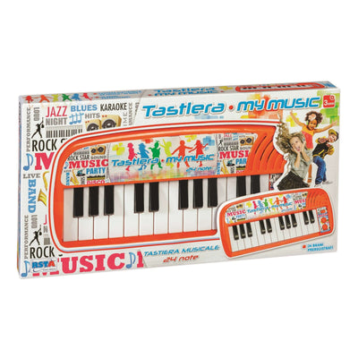 Tastiera My Music 24 note con brani preregistrati per bambini dai 3 anni