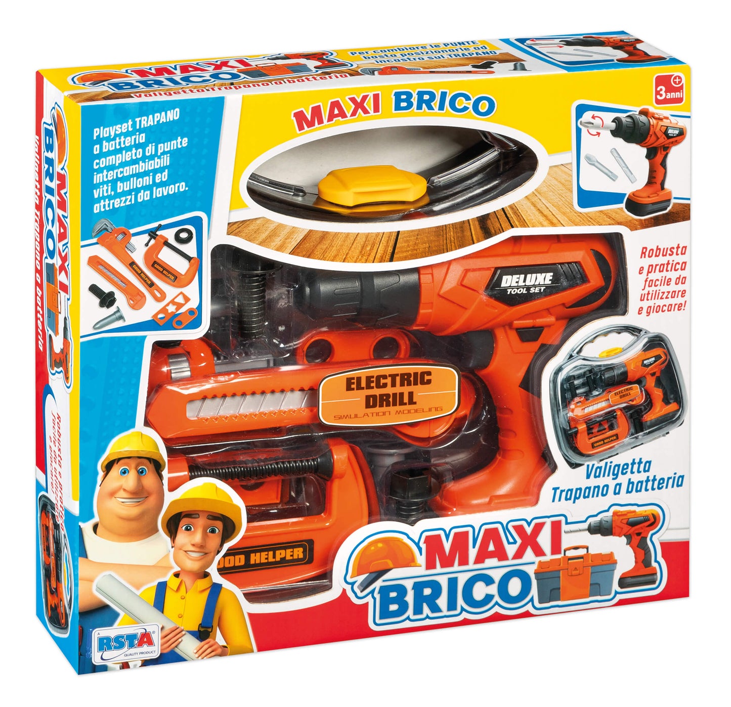 VALIGETTA TRAPANO A BATTERIA + ATTREZZI MAXI BRICO - 11423