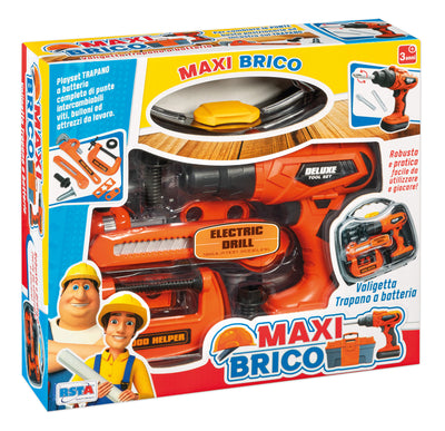 VALIGETTA TRAPANO A BATTERIA + ATTREZZI MAXI BRICO - 11423