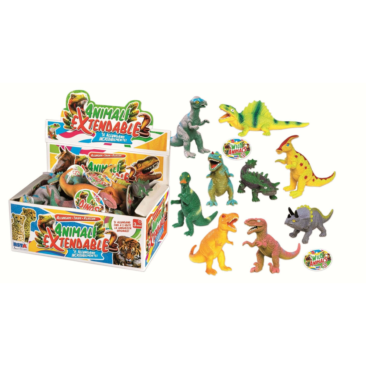 Display Animali Dinosauri Extandable (24PZ) 11965