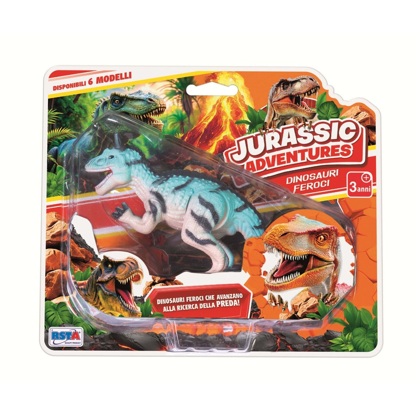 Dinosauri Jurassic Adventures Carica a Molla - 12291