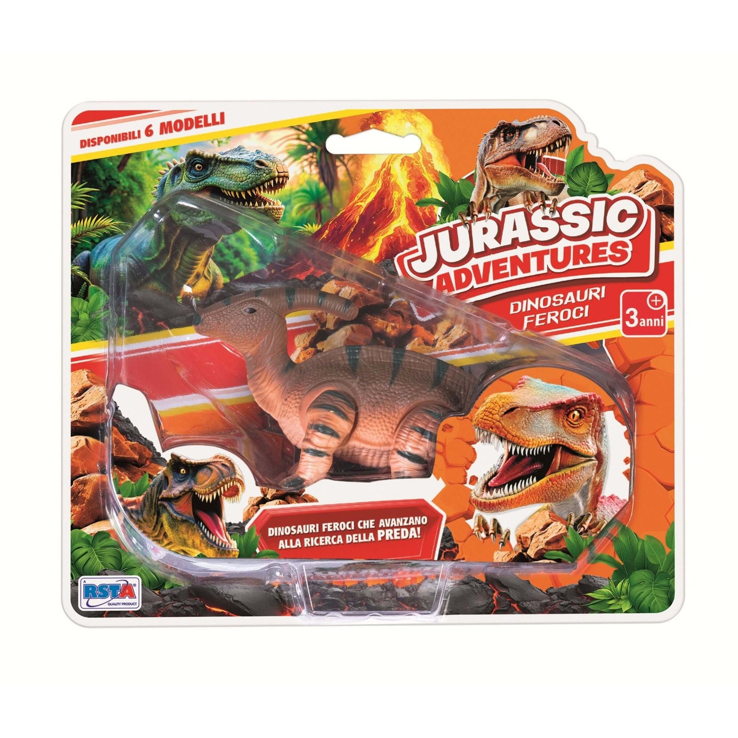 Dinosauri Jurassic Adventures Carica a Molla - 12291