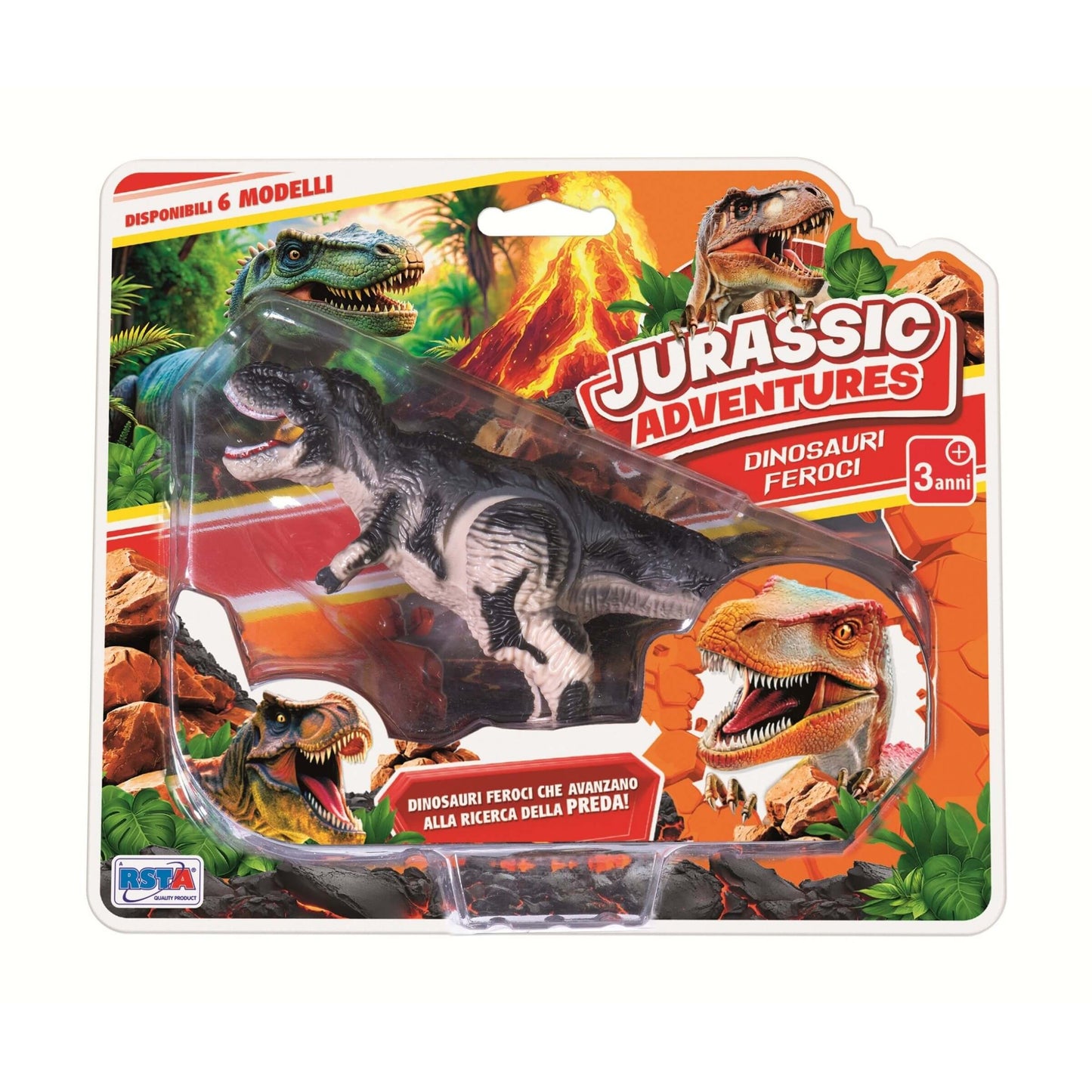 Dinosauri Jurassic Adventures Carica a Molla - 12291