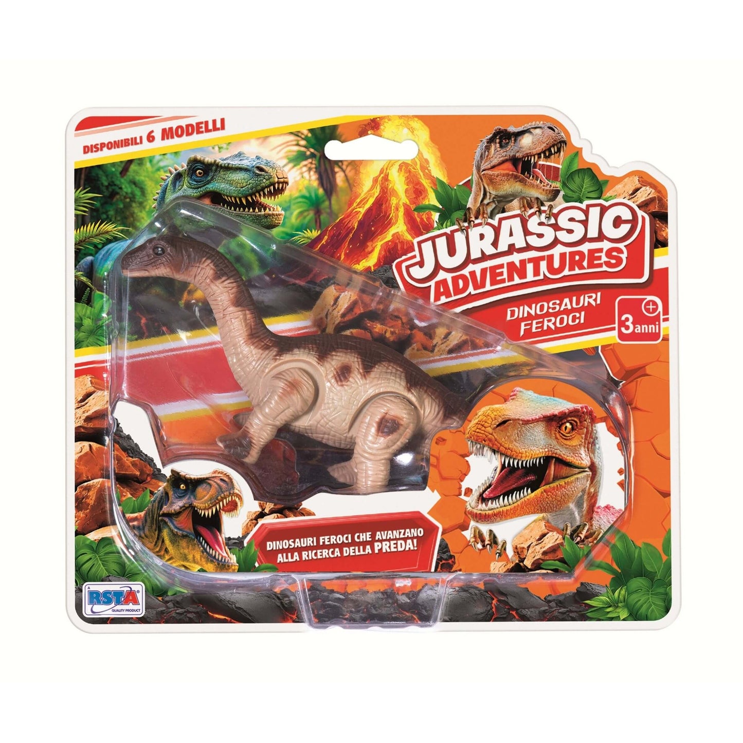 Dinosauri Jurassic Adventures Carica a Molla - 12291
