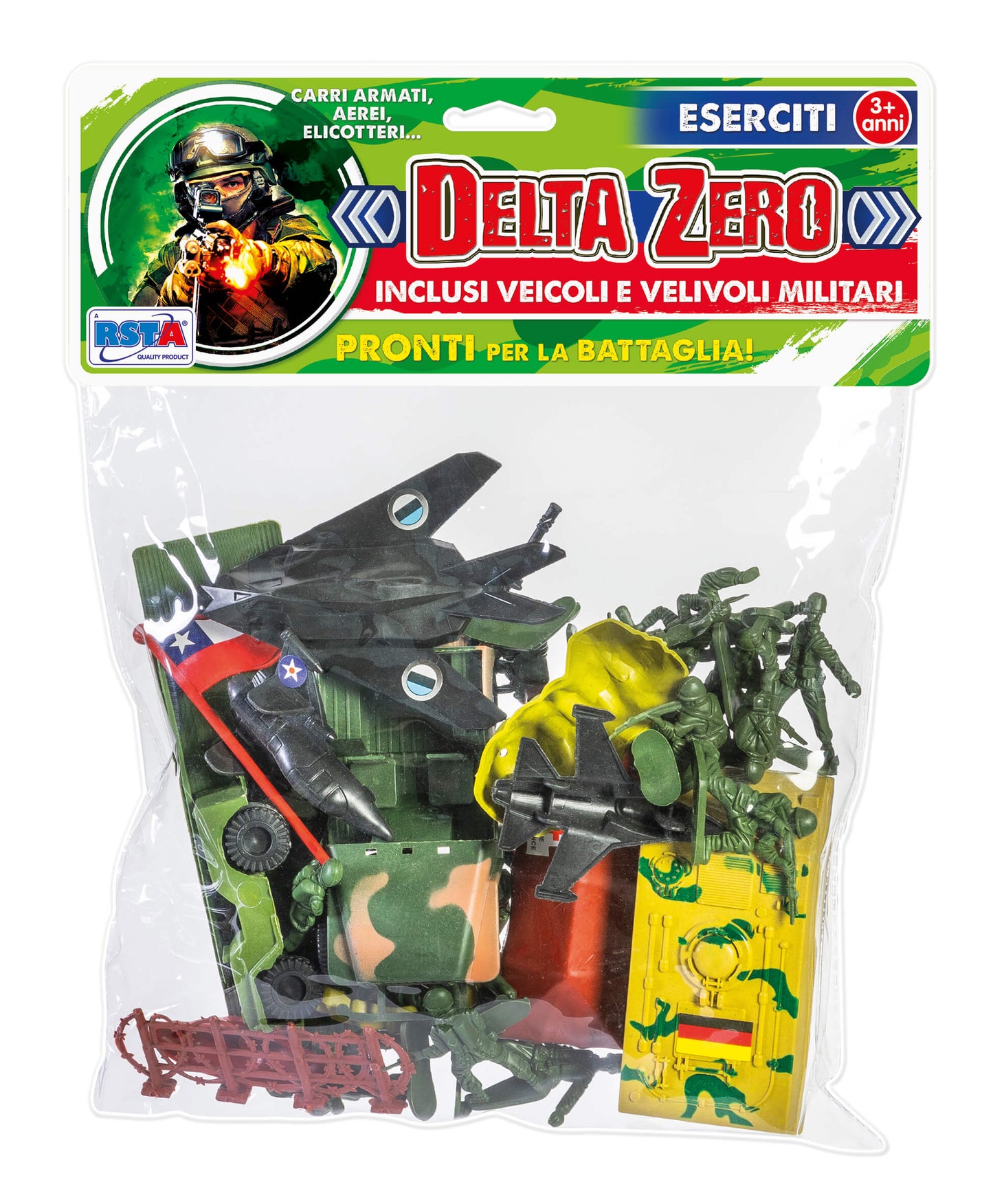 Display buste soldatini Delta Zero militari carri armati aerei elicotteri soldatini pose