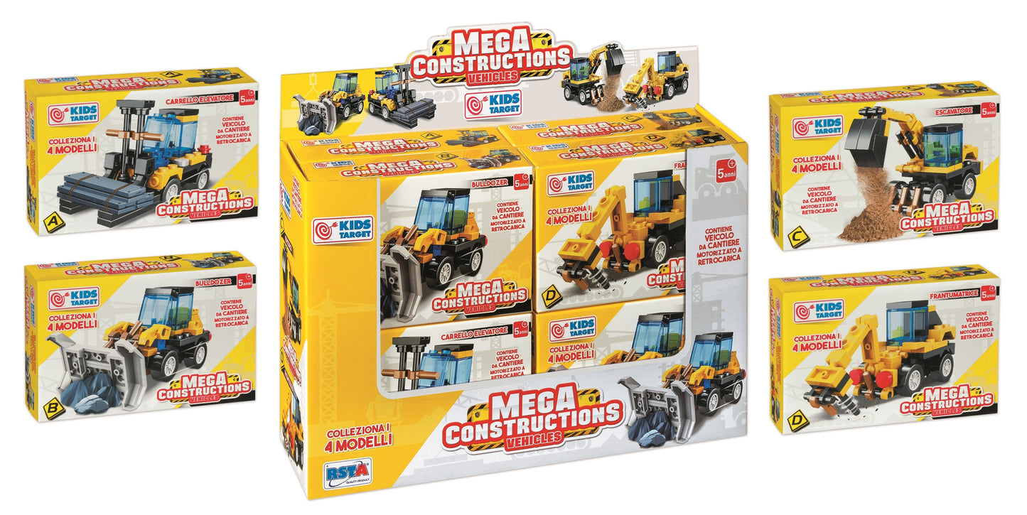 DISPLAY KIDS TARGET VEICOLI DA COSTRUZIONE (8PZ) 11726