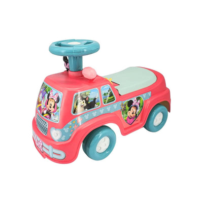Disney Minnie Mouse Auto Cavalcabile per Bambini Rosa e Azzurra