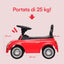Fiat 500 Auto Cavalcabile per Bambini Ride-On Rossa