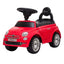 Fiat 500 Auto Cavalcabile per Bambini Ride-On Rossa