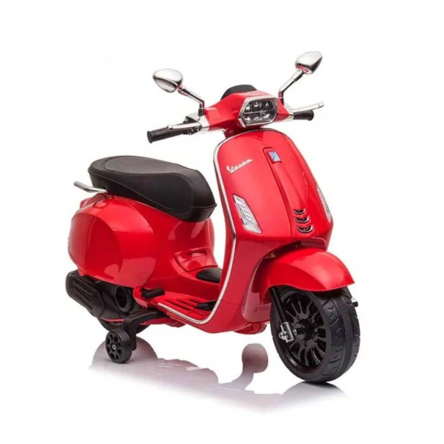 Vespa Sprint Moto Elettrica Cavalcabile per Bambini Rossa con Batteria Litio 12 V