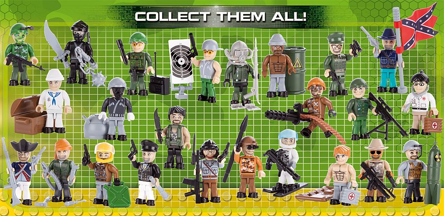 COBI BUSTINA SMALL ARMY - #2005   FIGURE