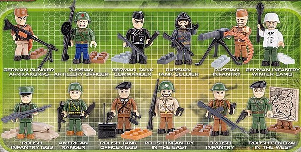 COBI BUSTINA SMALL ARMY - #2006   FIGURE