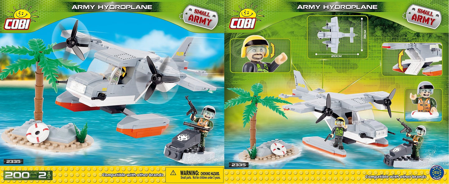COBI SMALL ARMY - #2335   200PZ ARMY HYDROPLANE