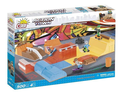 COBI ACTION TOWN - #1881  500PZ MEGA FUNNY SKATEPARK