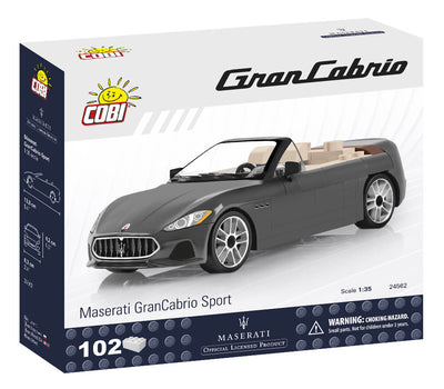 Set COBI 102 pezzi Maserati Gran Cabrio Sport su licenza con ruote mobili in gomma